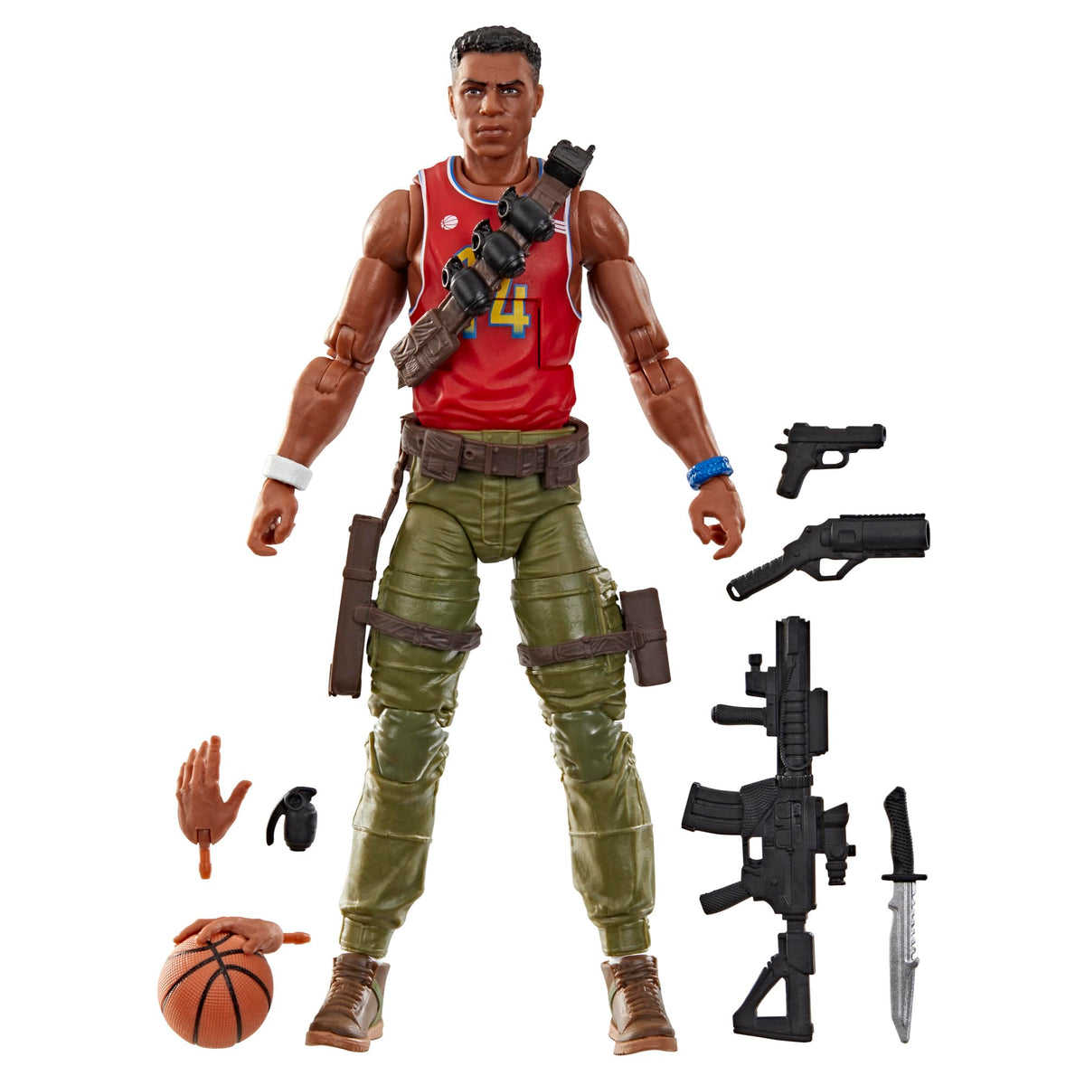 G.I. Joe Classified Series #189, Bradley “Big Lob” Sanders, Collectible 6 Inch Action Figure with 8 Accessories