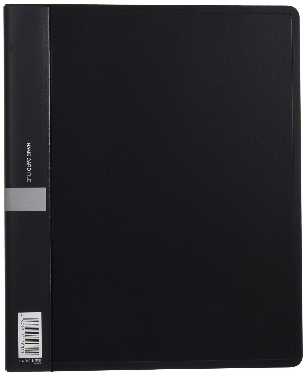 Collect CF-7110-BK Business Card File, Black, A4-L
