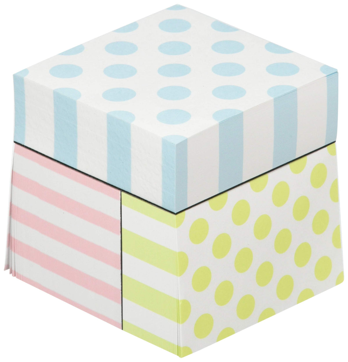 Marimono MC-D Notepad, Memo Cube, Polka Dot
