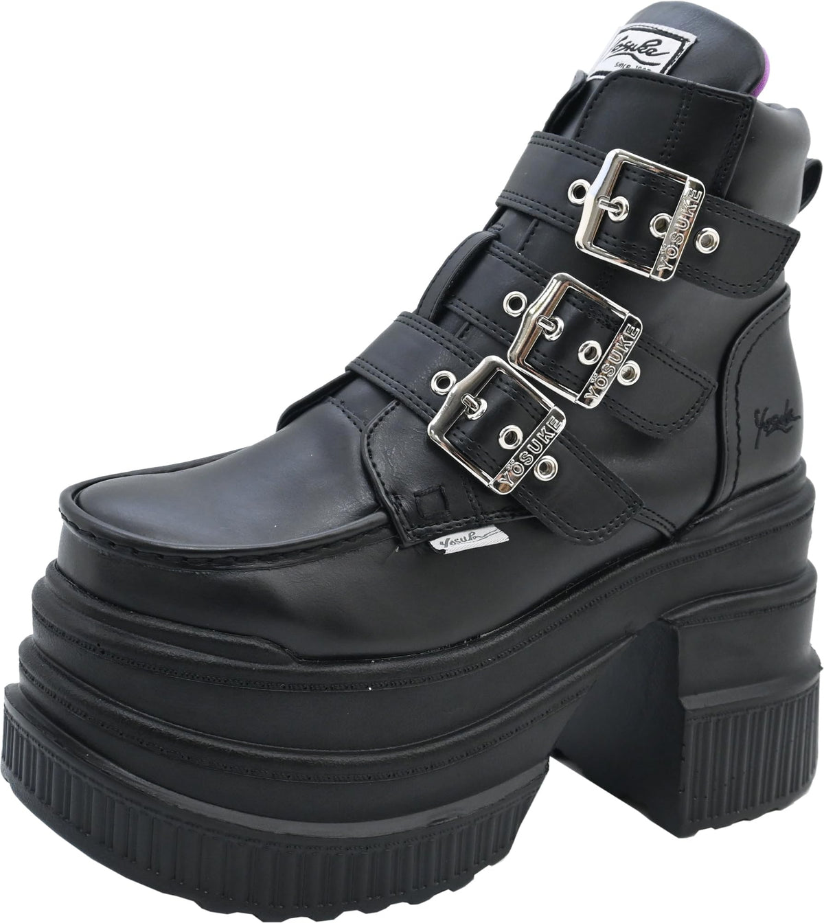 Yosuke 4460051 Women's Fashion Boots, Black, 25.0~25.5 cm