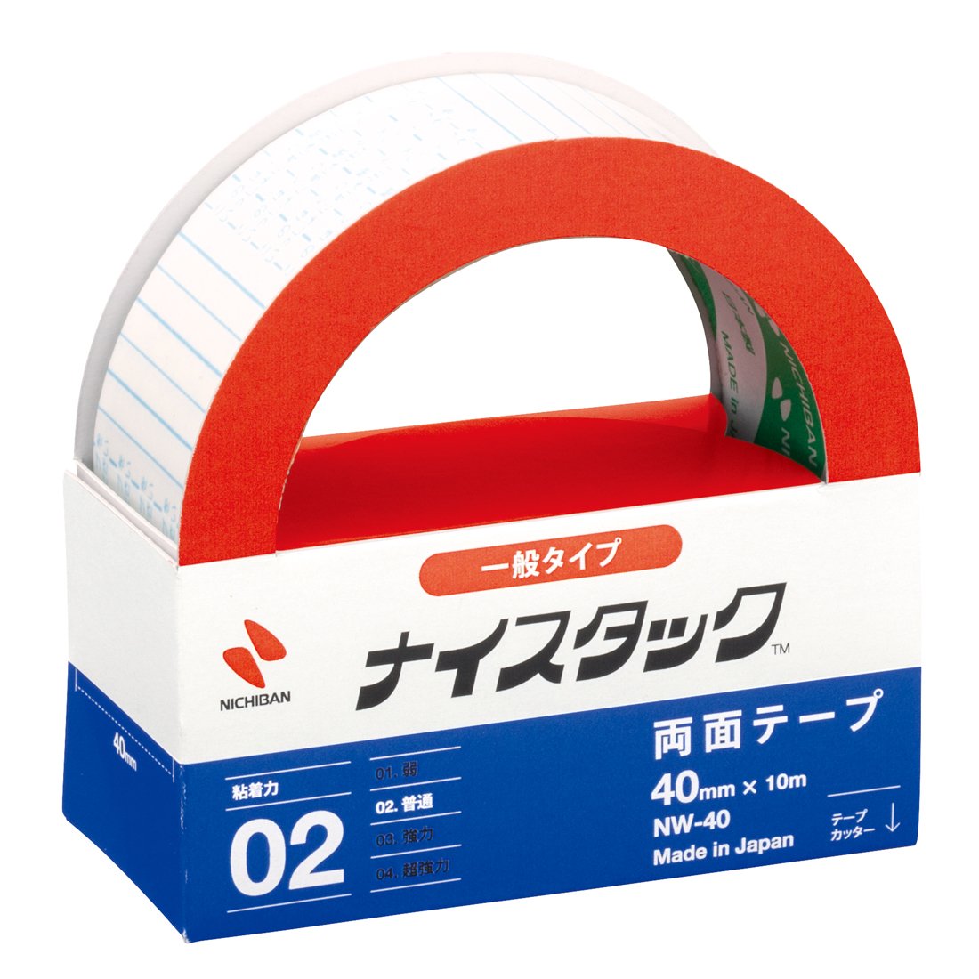 Nichiban NW-40 Double-Sided Tape Nistack (General) 1.6 inches (40 mm) x 32.8 ft (10 m)