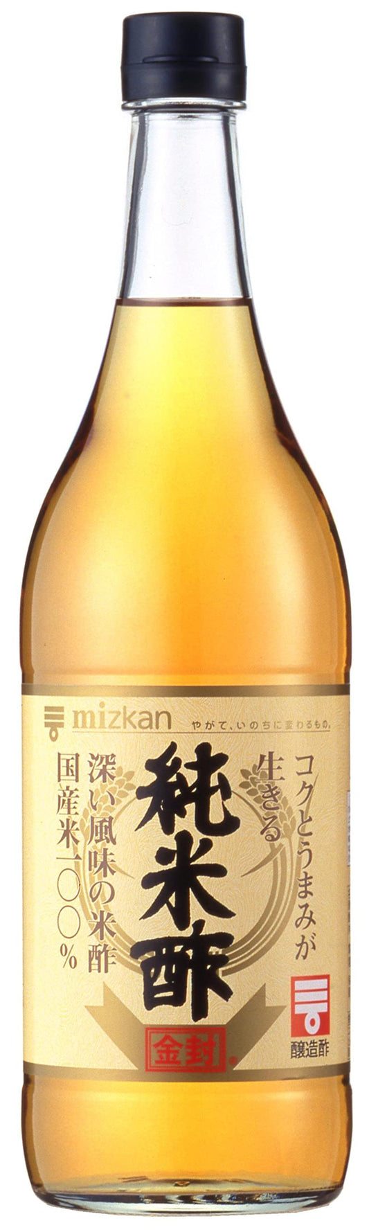 mizkan Pure Rice Vinegar Gold Label Domestic Rice 100% Use 900ml