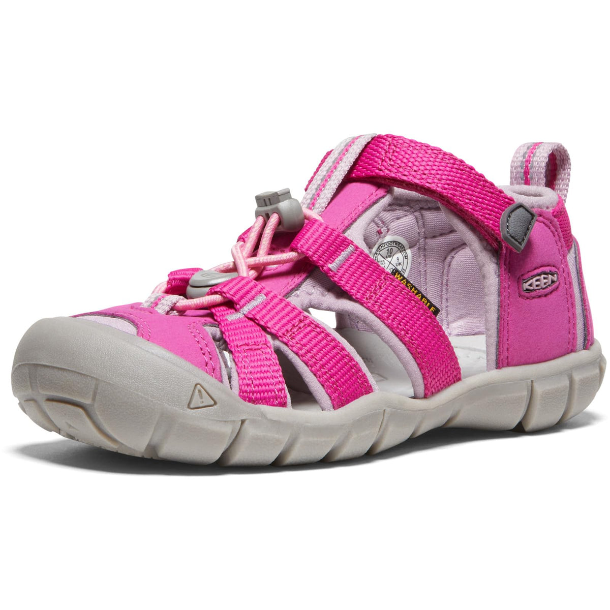 KEEN Unisex-Child Seacamp 2 CNX Closed Toe Sandals,Very Berry/Dawn Pink,9 Little Kid