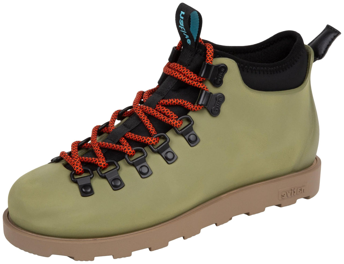 Native Shoes Unisex Fitzsimmons Citylite Bloom Rookie Green/Flax Tan Men's 5, Women's 7 Medium
