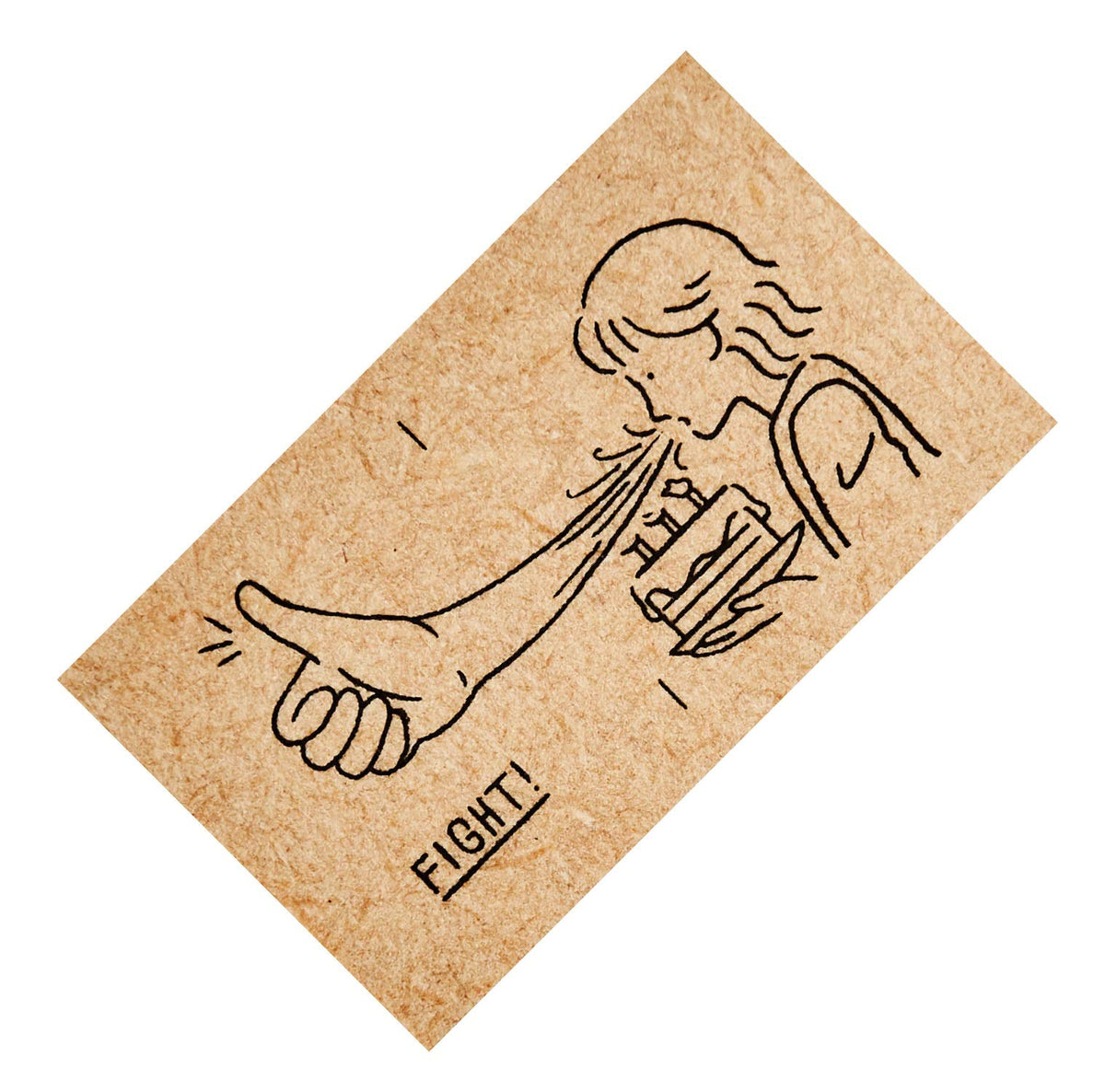 Sanby SKR-NS08 Rubber Stamp, Nikoma Stamp, Encouragement Feit!