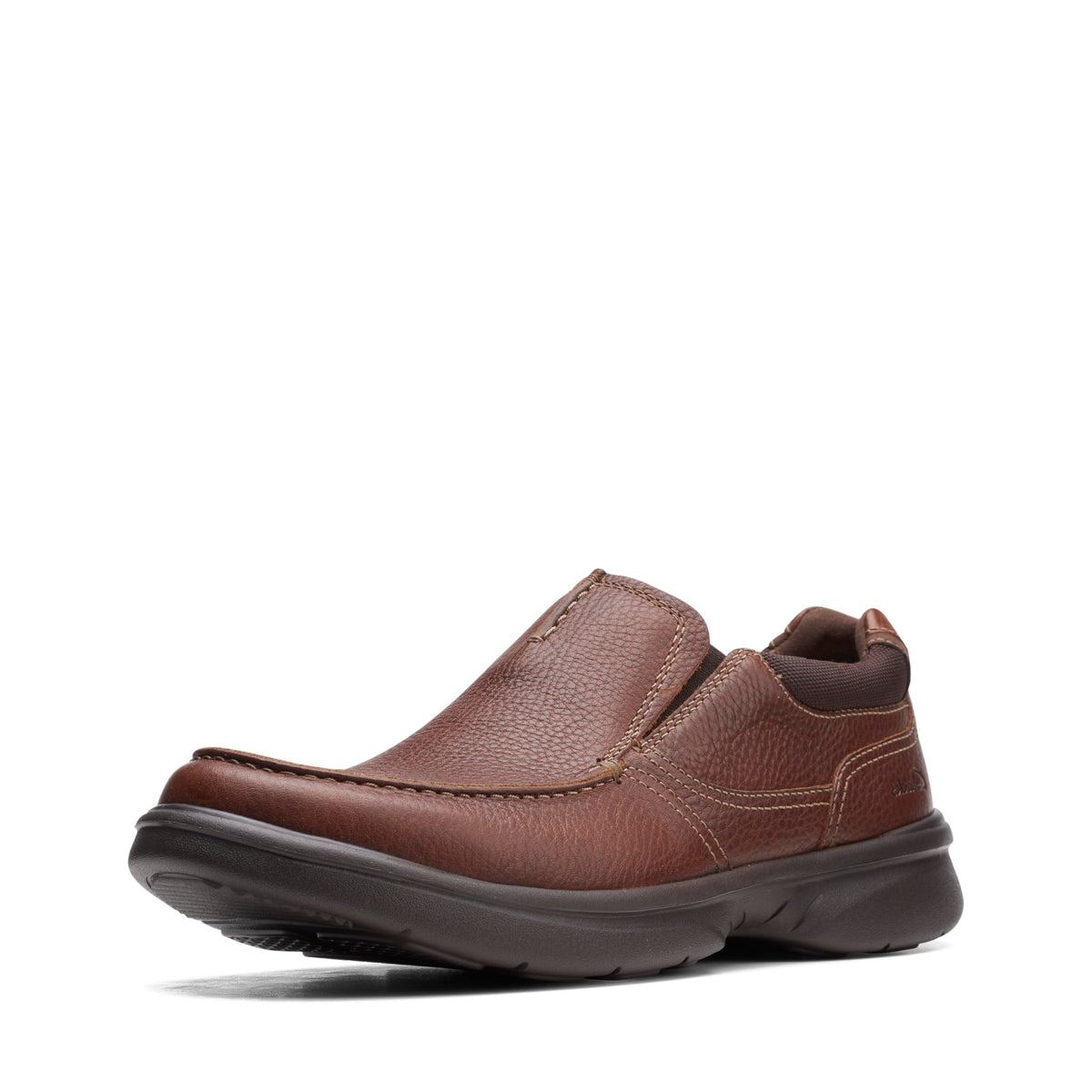 Clarks Men's Bradley Free Loafer, Tan Tumbled Leather, 12