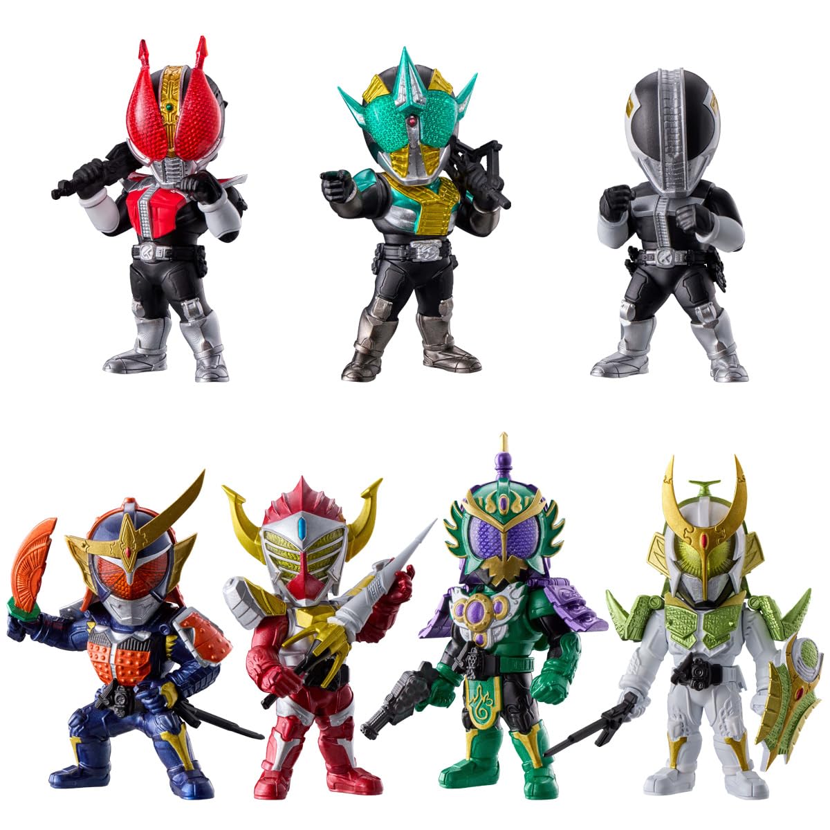 バンダイ(BANDAI) CONVERGE MOTION Kamen Rider 4 (Complete 7 Types Set) (Kamen Rider Series) *This is not a box box containing 10 pieces