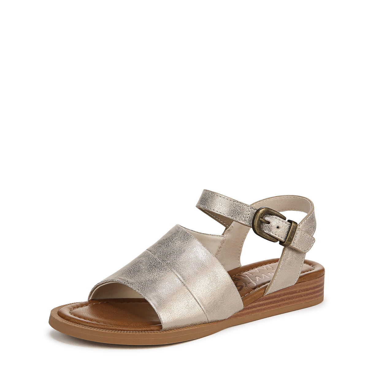 Blowfish Malibu Womens ARDICE Sandal Cloud Metallic 7.5 M