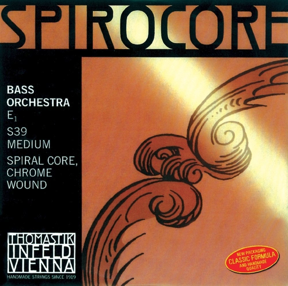 Thomastik-Infeld 3885.3 Spirocore Double Bass D String, 3/4 Size, Steel Core Chrome Wound