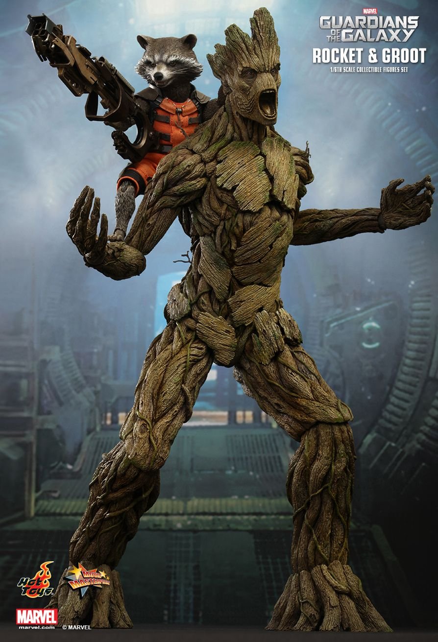 Marvel Guardians of The Galaxy 15" Groot & 6" Rocket