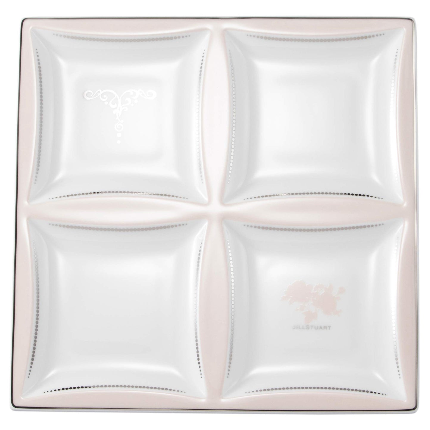 Narumi 51849-23225 Jill Stuart Dessert Plate, 9.1 inches (23 cm), Made in Japan