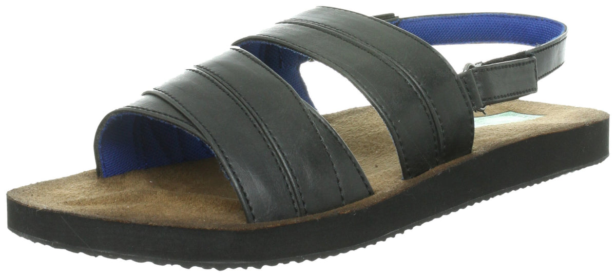 UNITED COLORS OF BENETTON.(ユナイテッド カラーズ オブ ベネトン) Men's Sandals, Black, 25.0~25.5 cm