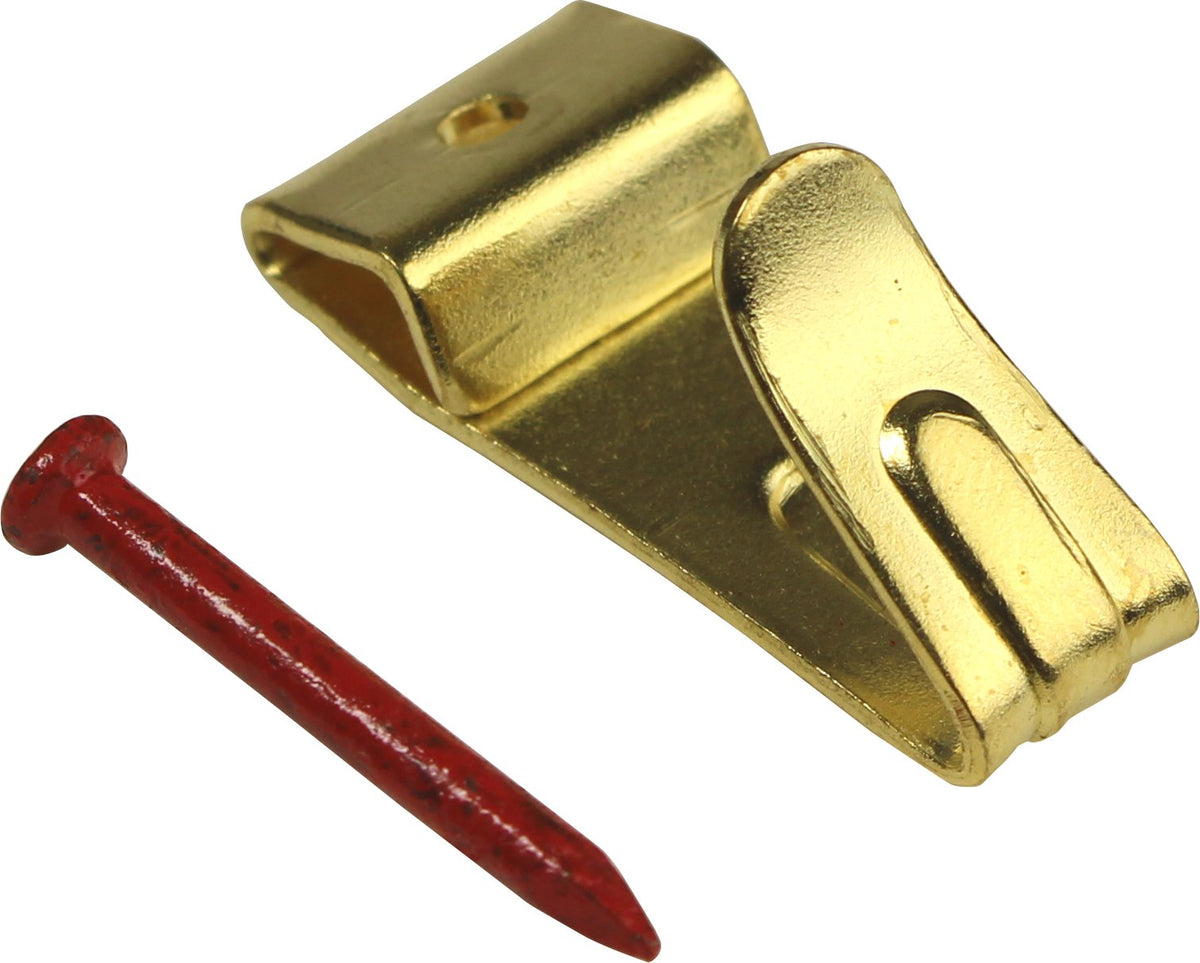 Yamada A-204 Picture Hanging Hooks X Hooks for Concrete, Small, Gold, 50 Pieces
