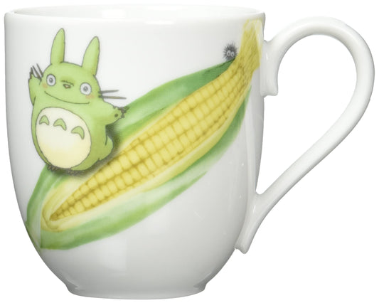 Noritake VT91086/1704-3 My Neighbor Totoro Mug, Microwave Safe, Dishwasher Safe, Corn, Fine Porcelain