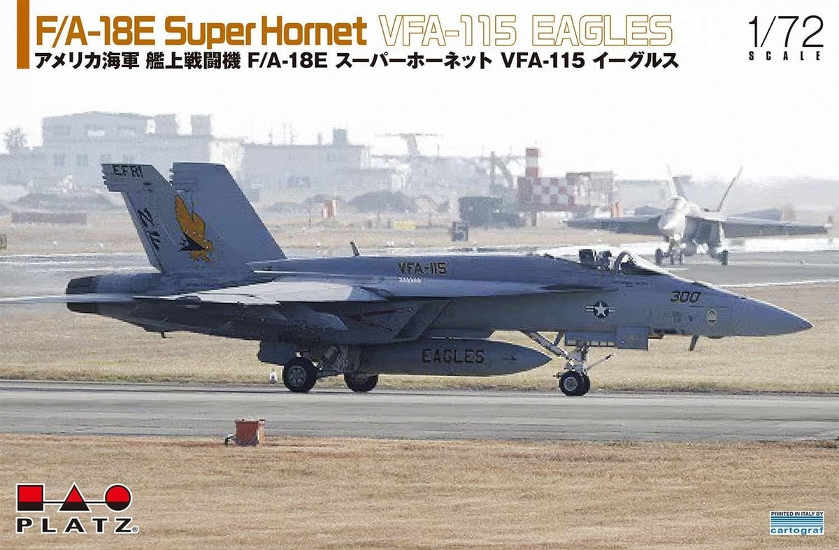 アメリカ海軍 艦上戦闘機 F/A-18E スーパーホーネット VFA-115 イーグルス エッチングパーツ付属