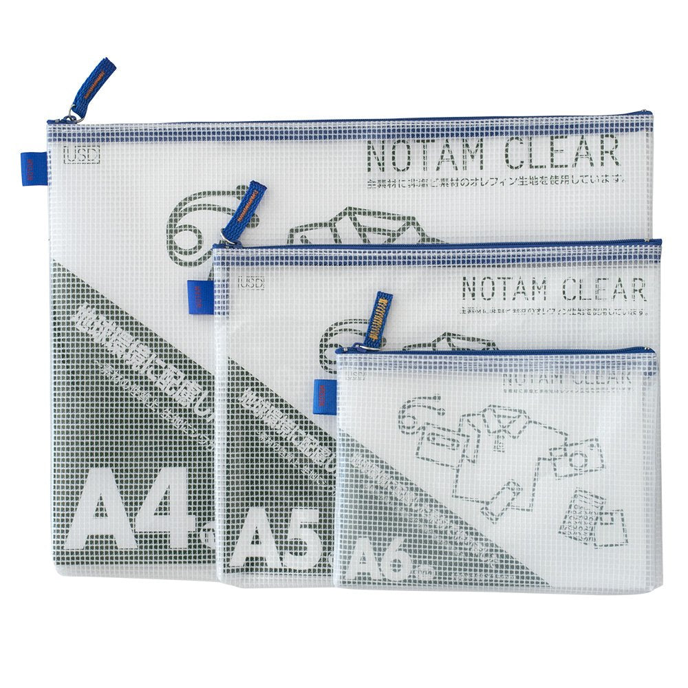 サクラクレパス Sakura Crepas Mesh Case, Clear B4, Blue, UNC-B4#36