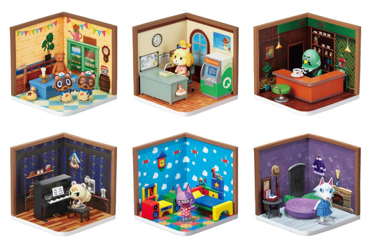 RE-MENT Animal Crossing Happy Room 1BOX H80×W140×D65mm PVC