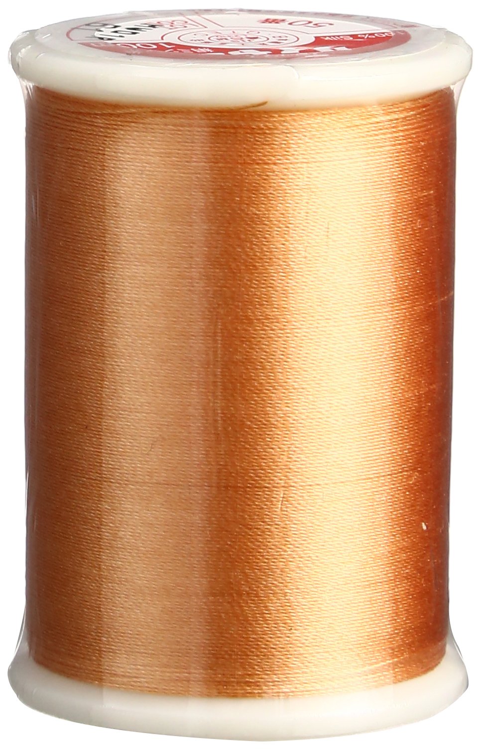 Superior Threads Tire Silk #50 3-Ply 50-Weight High Sheen Silk Embroidery Quilting Sewing Thread - 109 Yard Spool (#061 Apricot)