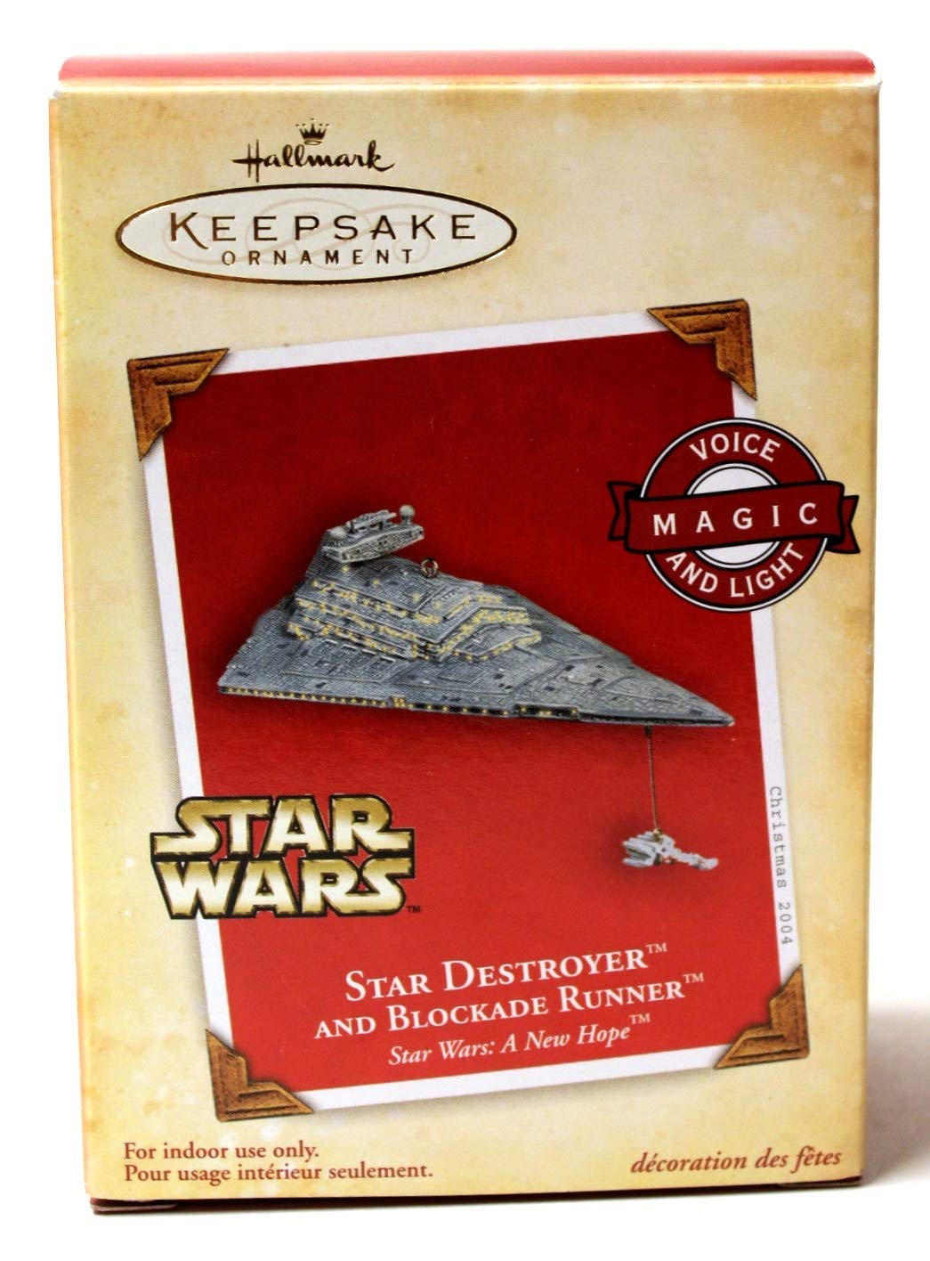 STAR WARS - STAR DESTROYER 2004 Hallmark Ornament QXI4064