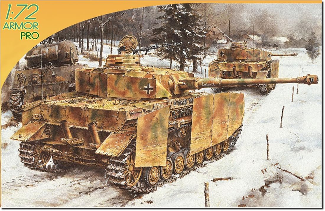 Platz DR7498 Dragon 1/72 WW2 German IV Tank J Medium Production Plastic Model