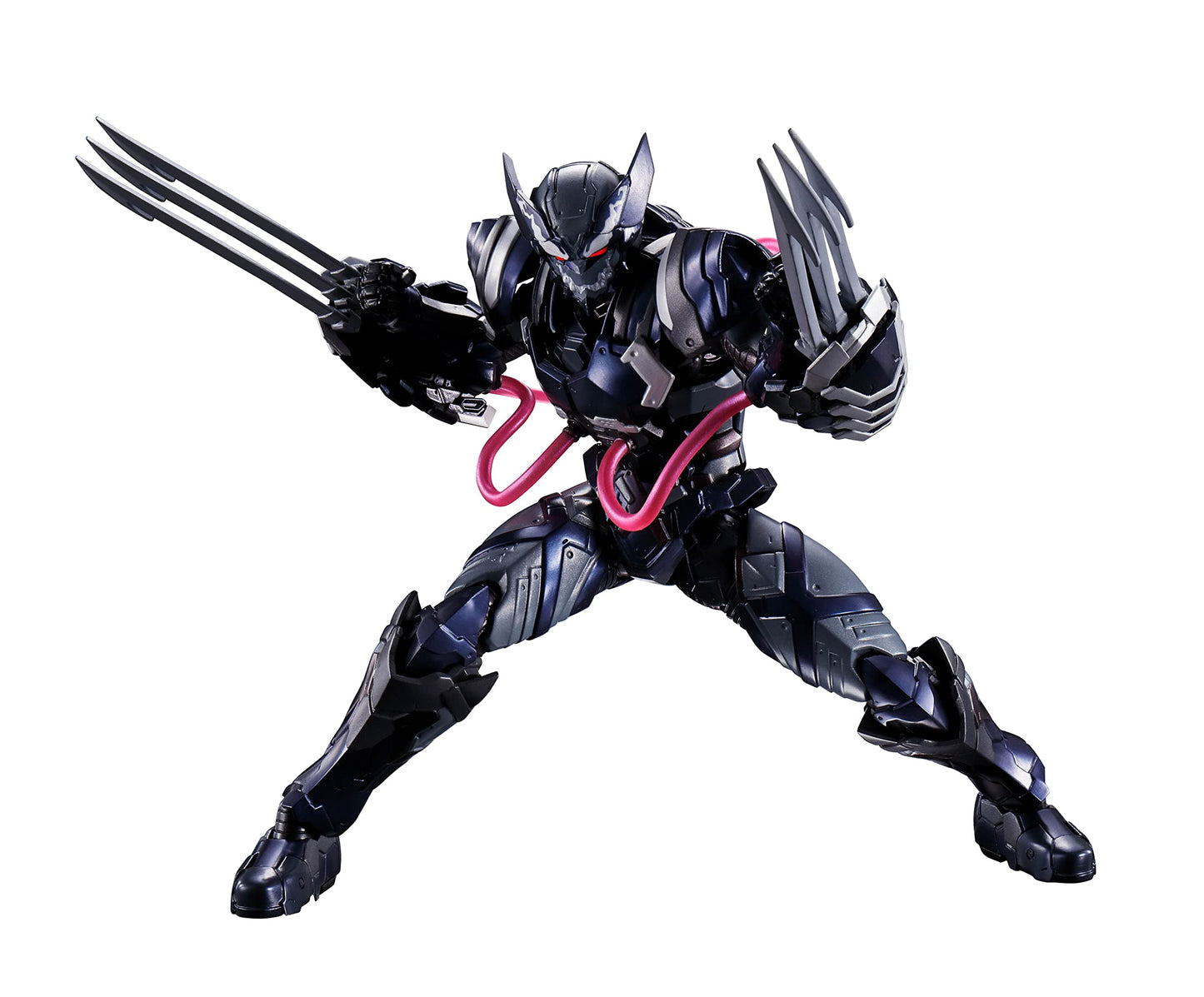 TAMASHII NATIONS - Tech-On Avengers - Venom Symbiote Wolverine (Tech-On Avengers), Bandai Spirits S.H.Figuarts Action Figure
