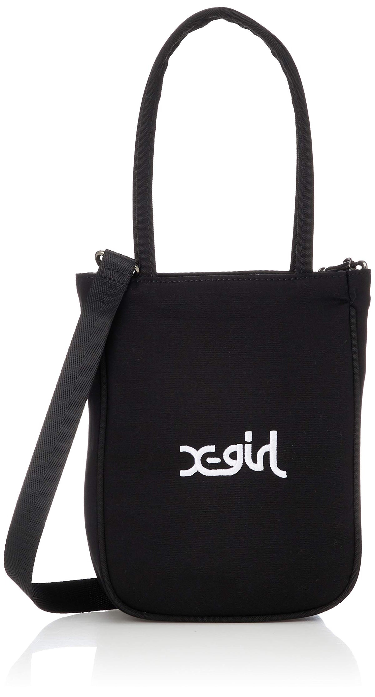 X-Girl 105202053004 Zebra 2-Way Mini Tote Bag, Black