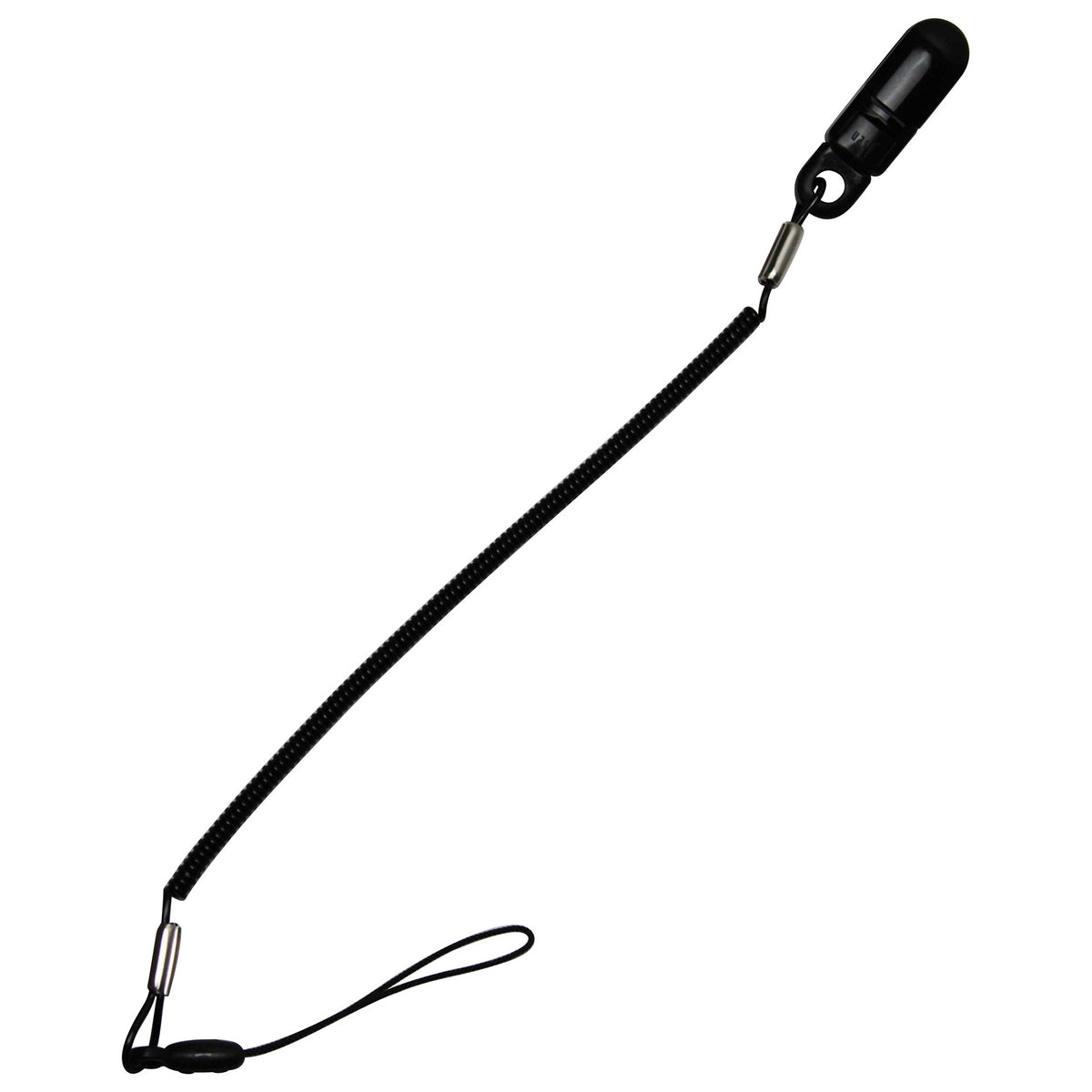 SK11 Type-3 Mini Tool Holder, Slim, Clip & Mobile Loop, Natural Length: Approx. 4.7 inches (120 mm), Black