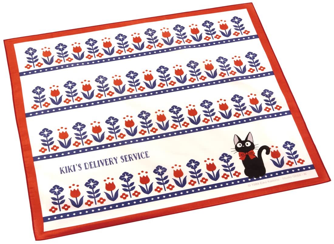Skater KB56-A Lunch Cloth, Large, 20.5 x 20.5 inches (52 x 52 cm), Kiki's Delivery Service, Made in Japan