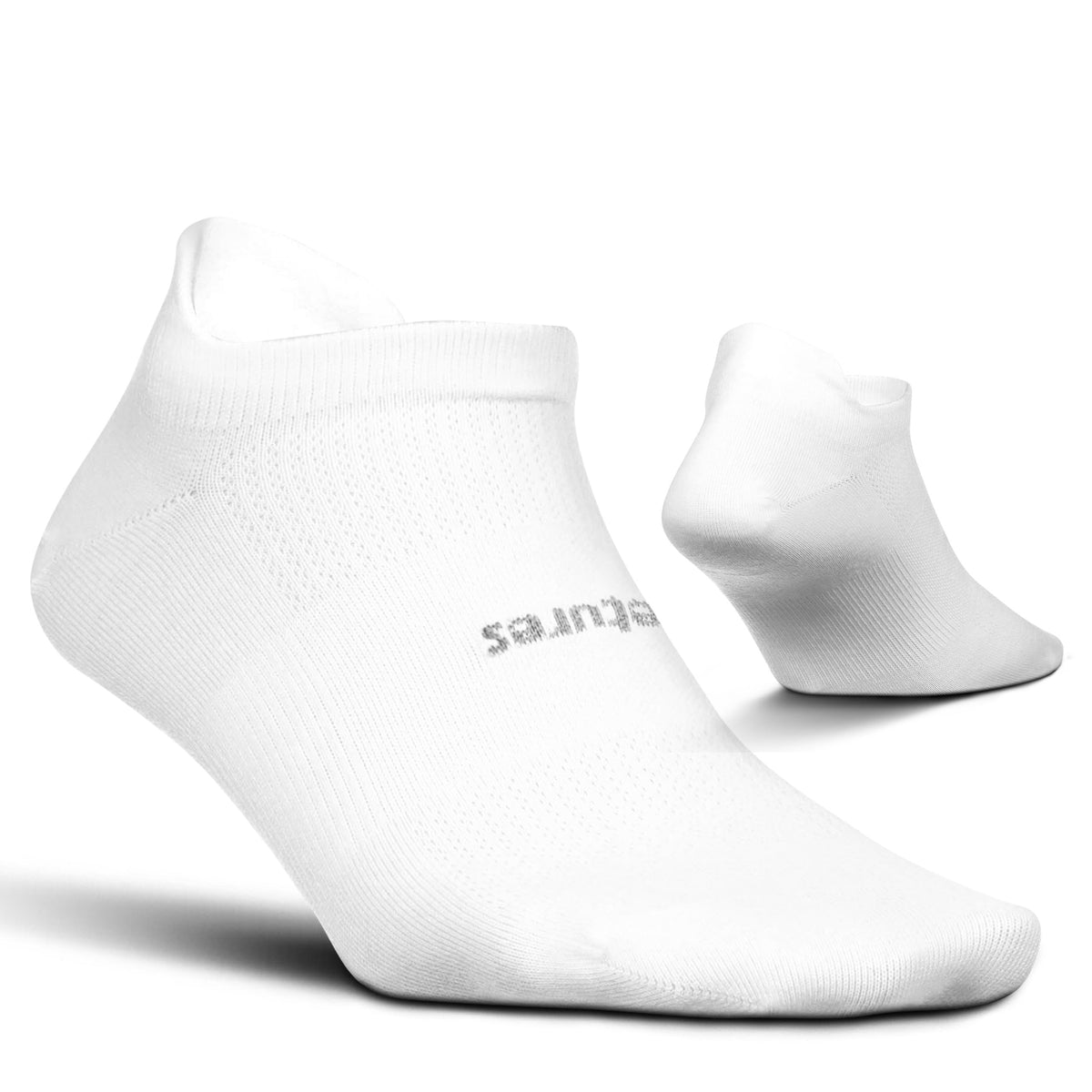Feetures High Performance Ultra Light Ankle Sock, White, M, 1 Pair
