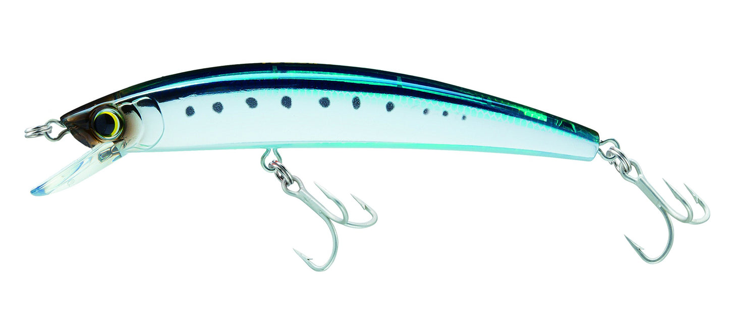 Yo-Zuri Crystal Minnow Yozuri Crystal Minnow Floating Lure, Blue Back Sardine, 2-3/4