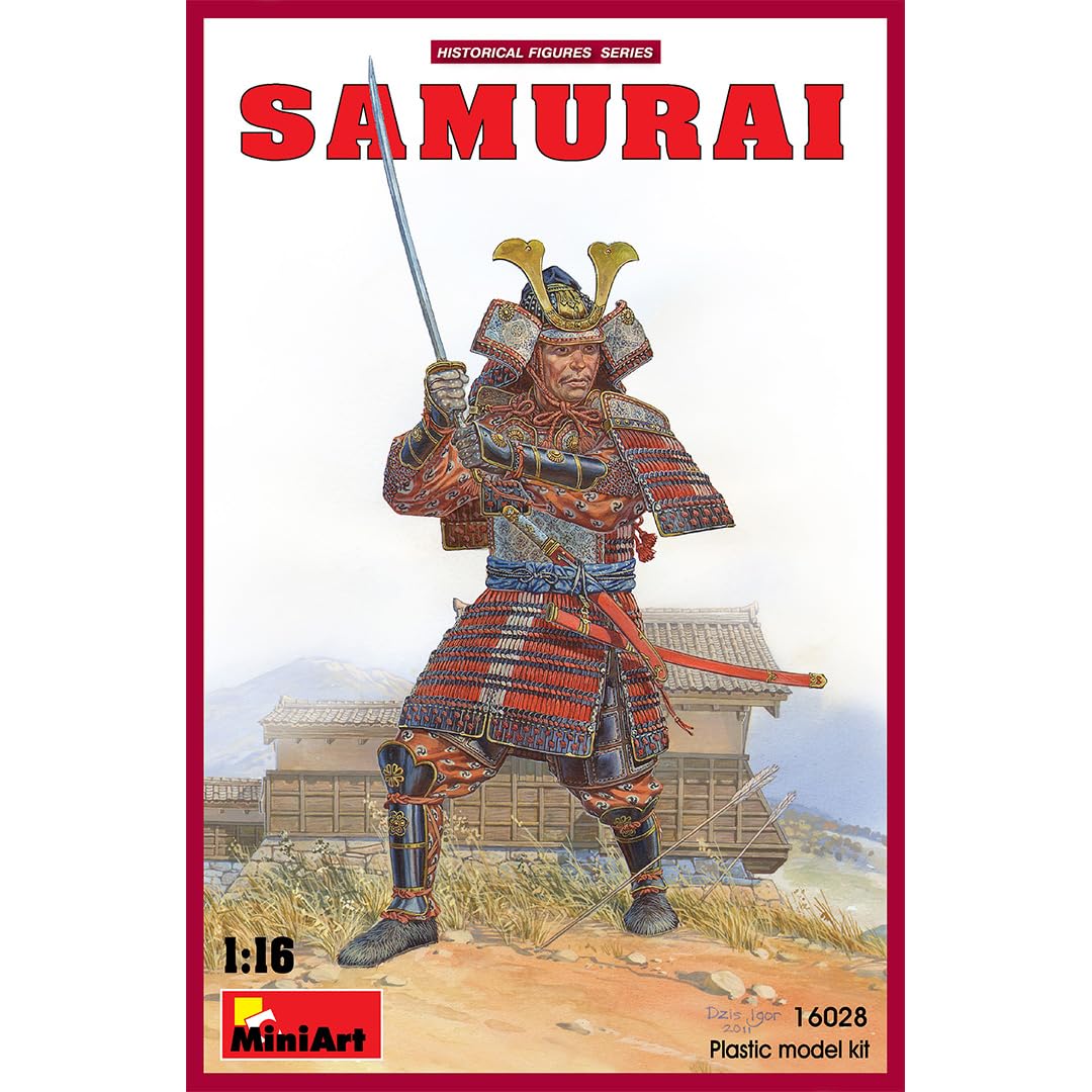 MiniArt 1/16 Scale Samurai - Historical Figures Series Plastic Model Kit #16028
