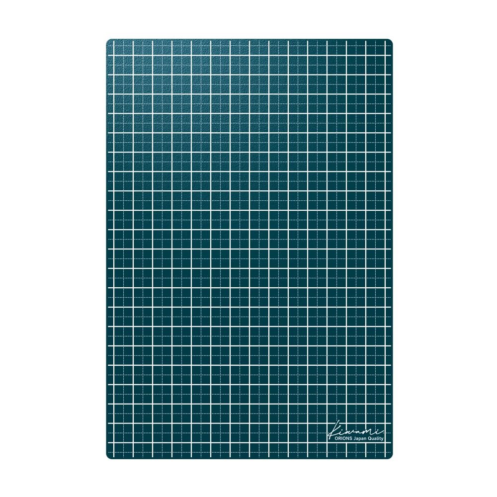 Kyoei Plastic Underlayment Writing Mat A5 Peacock Blue Square WMS-A5-PB