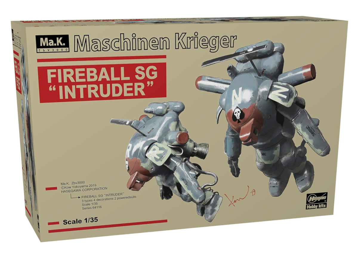 Hasegawa 1/35 Fireball SG “Intruder” Set of 2 “Ma.K. Maschinen Krieger” [64116]