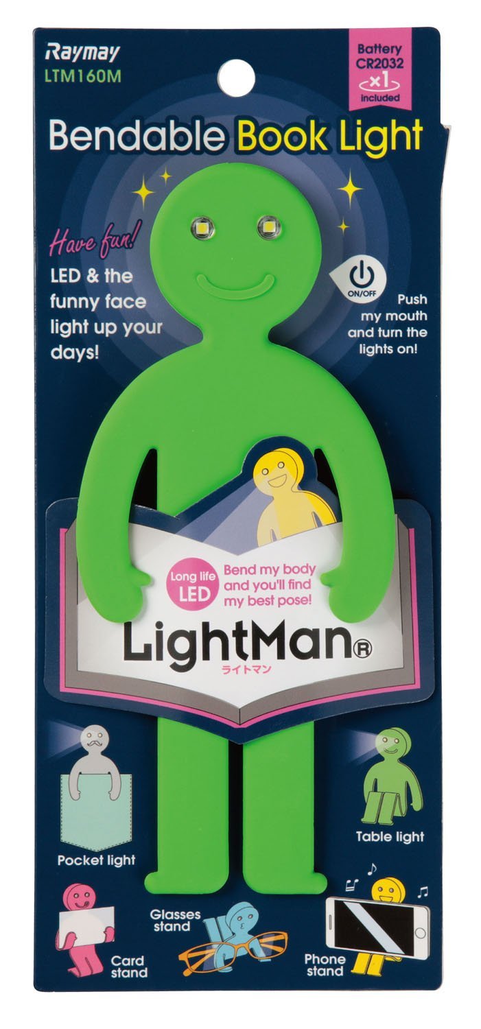 New LigntMan Green LTM160M Bendable LED Book Lights Raymay