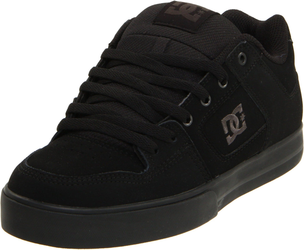 DC Men's Pure Skate Shoe,Black/Pirate Black,18 M US