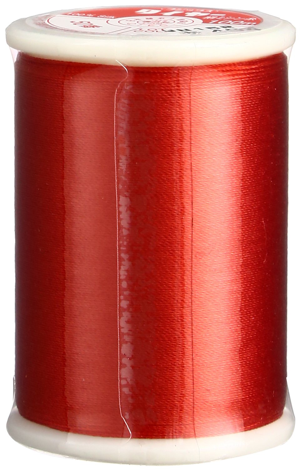 Superior Threads Tire Silk #50 3-Ply 50-Weight High Sheen Silk Embroidery Quilting Sewing Thread - 109 Yard Spool (#404 Lipstick Red)
