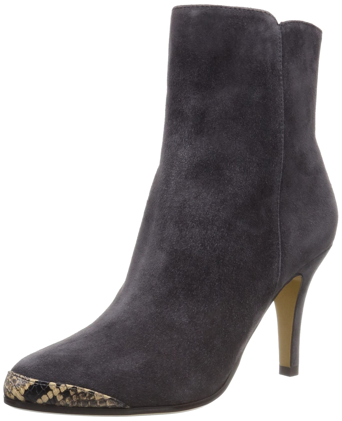 MODE ET JACOMO(モード・エ・ジャコモ) Women's Oxford Fashion Boot, Gray Suede, 24.0 cm