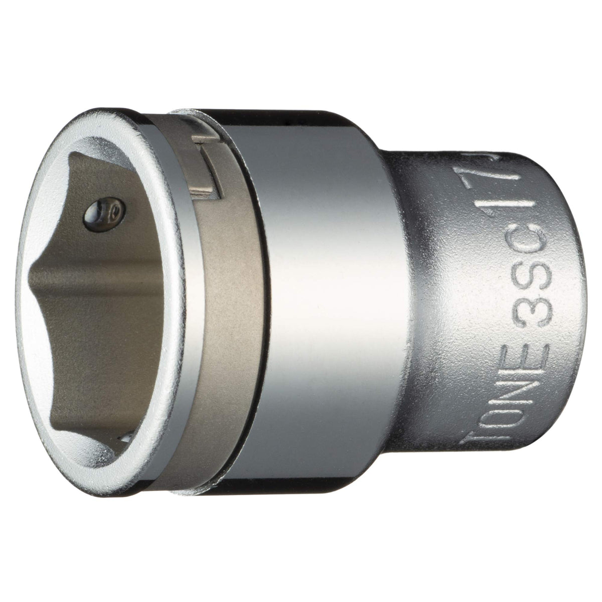 TONE Nut Hold Socket 6-Point 3SC-17 3/8" Inch Drive 17mm