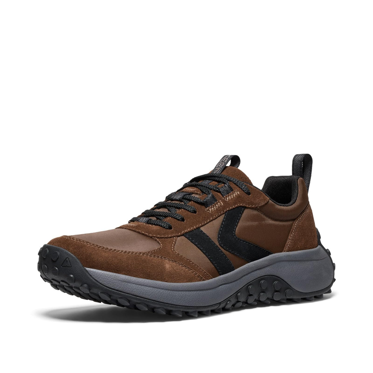 KEEN Men's KS86 Comfortable Durable Retro Style Sneakers, Dark Earth/Black, 8