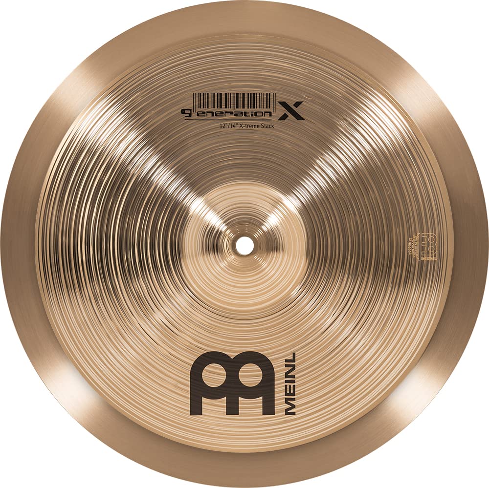Meinl Cymbals GX-12/14XTS Generation-X 12" and 14" Auxiliary Extreme Stack Cymbal Pair (VIDEO)