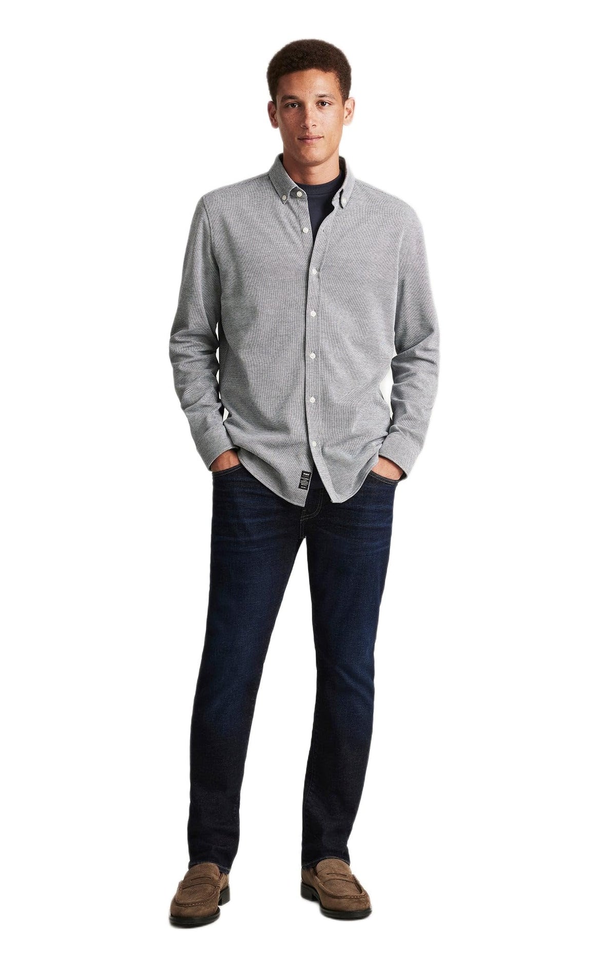 Mavi Men's Marcus Regular Rise Slim Straight Leg, Rinse Classic Vintage 34/32