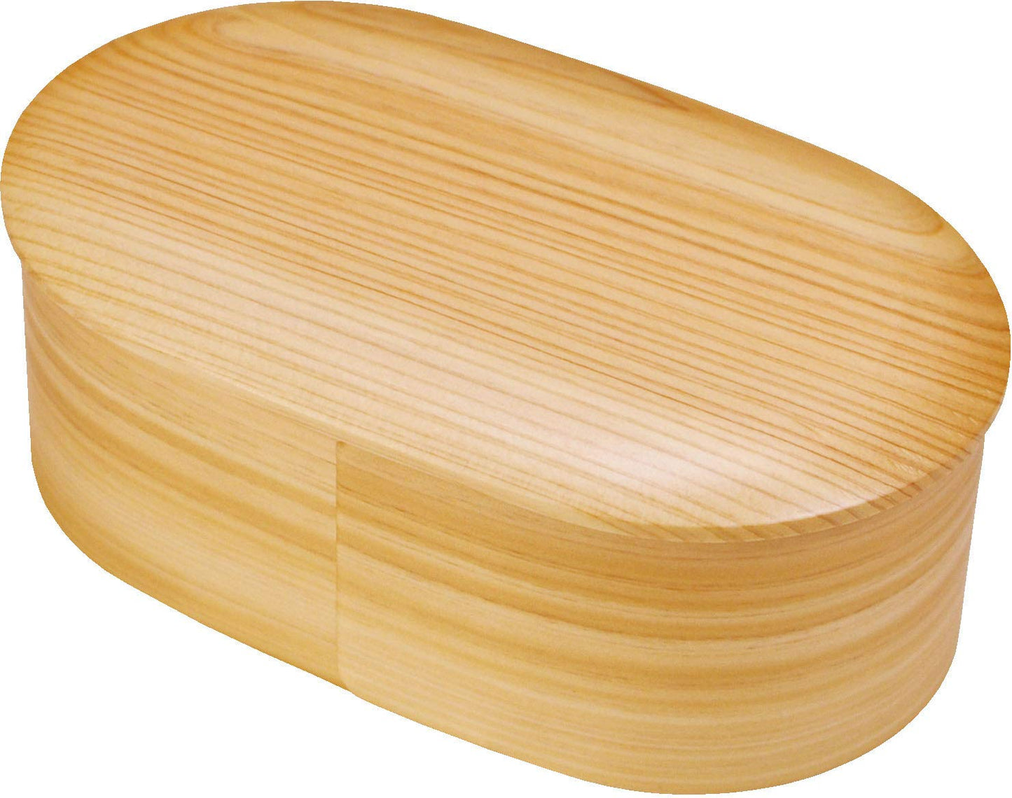 ヤマコー Yamako 790470 Japanese Bento Box, Hinokiwappa, Made in Japan, Approx. 6.4 x 3.9 x 2.4 inches (16.2 x 10 x 6 cm), Natural