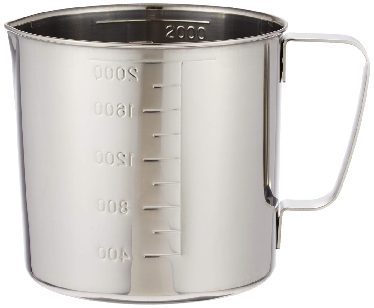 AG 18-8 Commercial Measuring Cup with Mouth, 2000cc