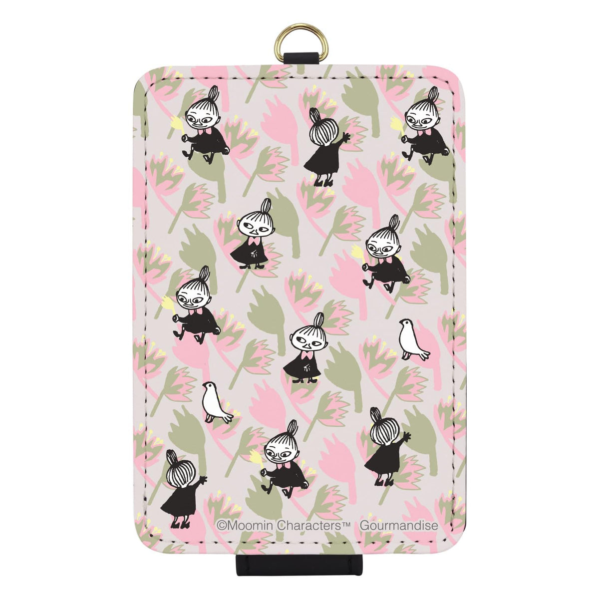 Gourmandies Moomin [Little Meyfair] IC Card Case All Pattern (Pink) MMN-286B