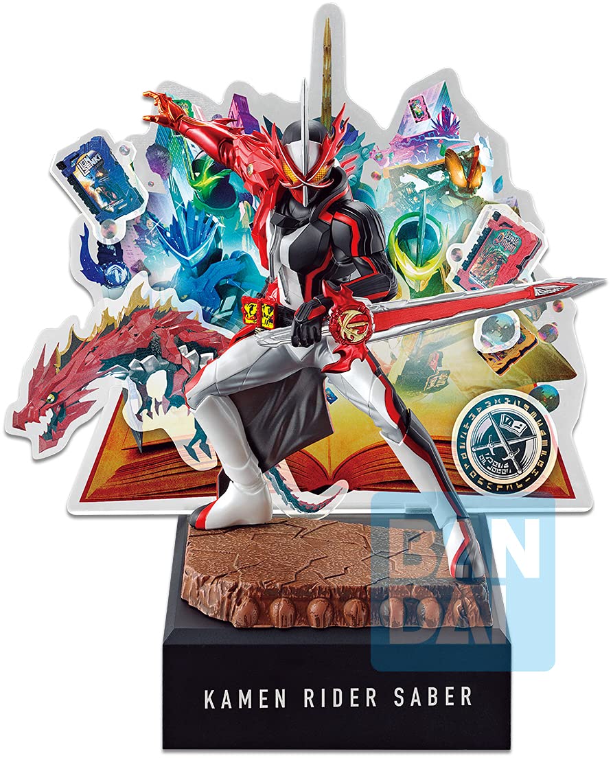 Ichibansho Figure - Kamen Rider Saber - Kamen Rider Saber (No.02 Feat.Legend Kamen Rider), Bandai Spirits Collectible Statue
