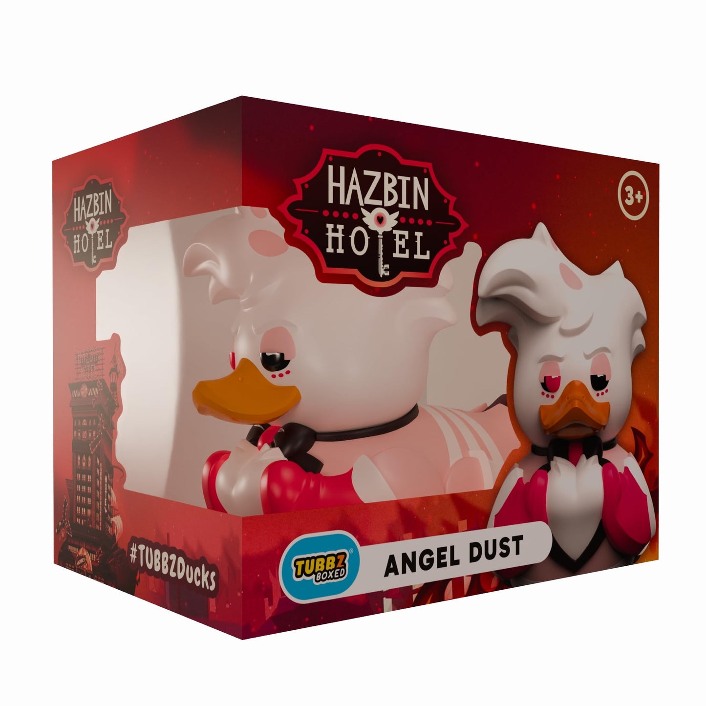 TUBBZ: Hazbin Hotel - Angel Dust Spider Rubber Duck Collectible Toy 3.5"