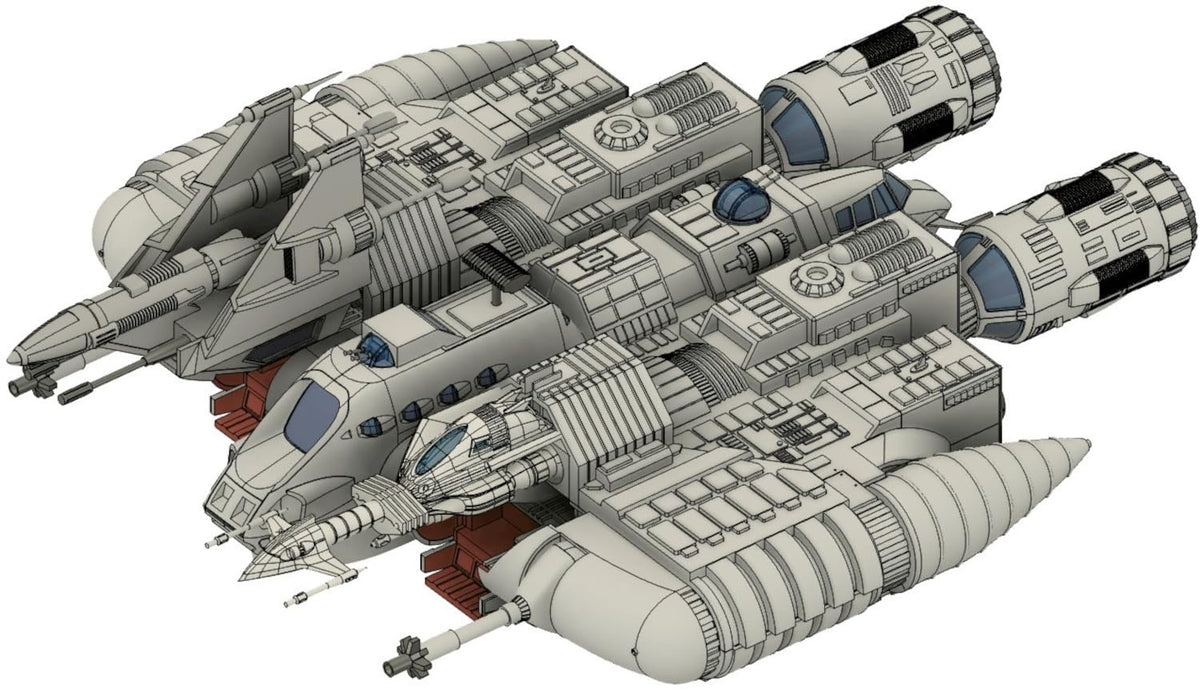 Hma Messages from Outer Space, Galactic Wars, Liabe Special 1/144 Scale Plastic Model (Spaceship)