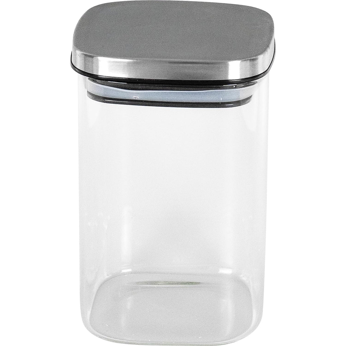 Wahei Freiz RE-7667 Microwave Dishwasher Safe Canister, Square Shape, 33.8 fl oz (1,100 ml), Heat-resistant Glass Container, Kitchen Assist