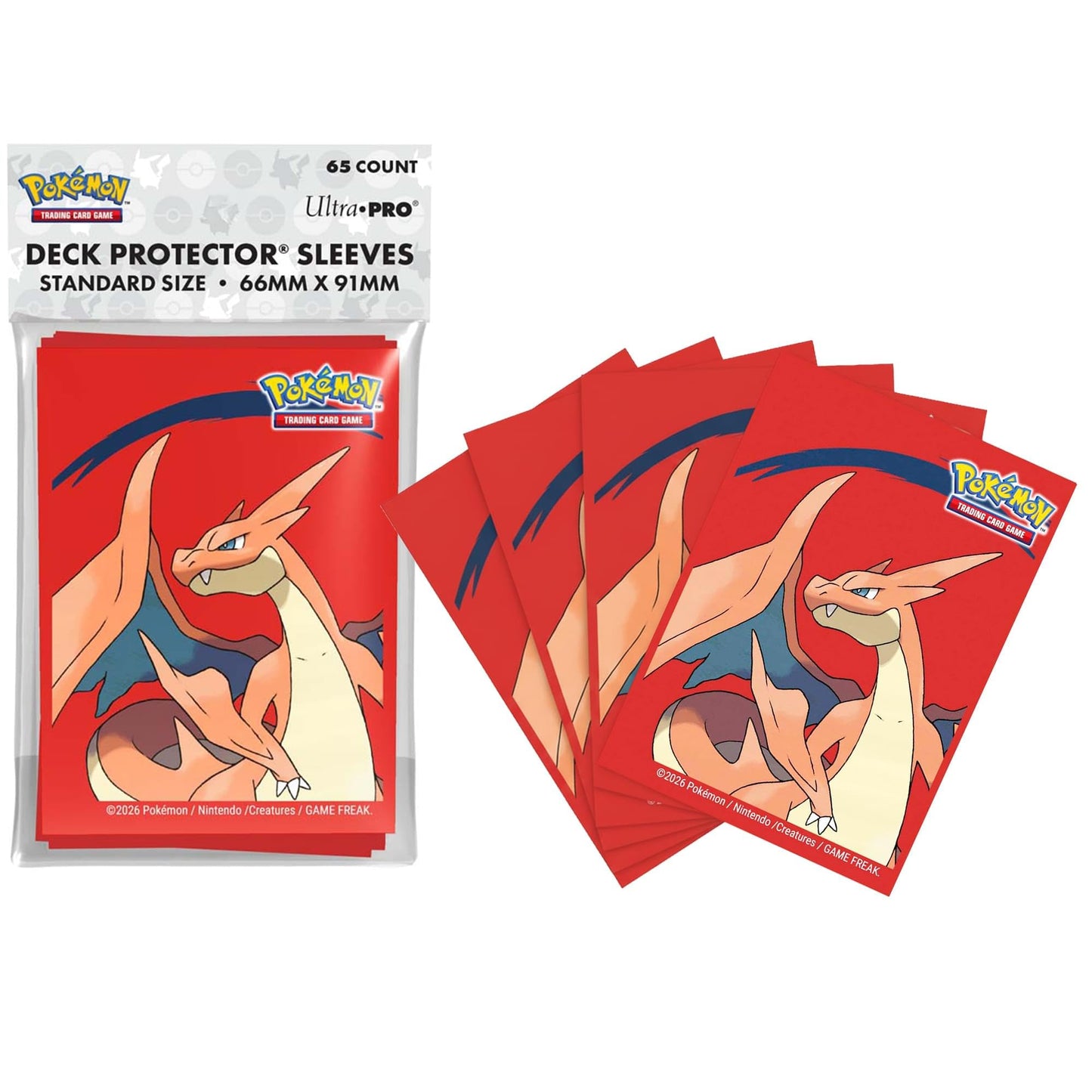 Ultra Pro ULP16731 Pokemon Mega Charizard Y Deck Protector - 65 Piece