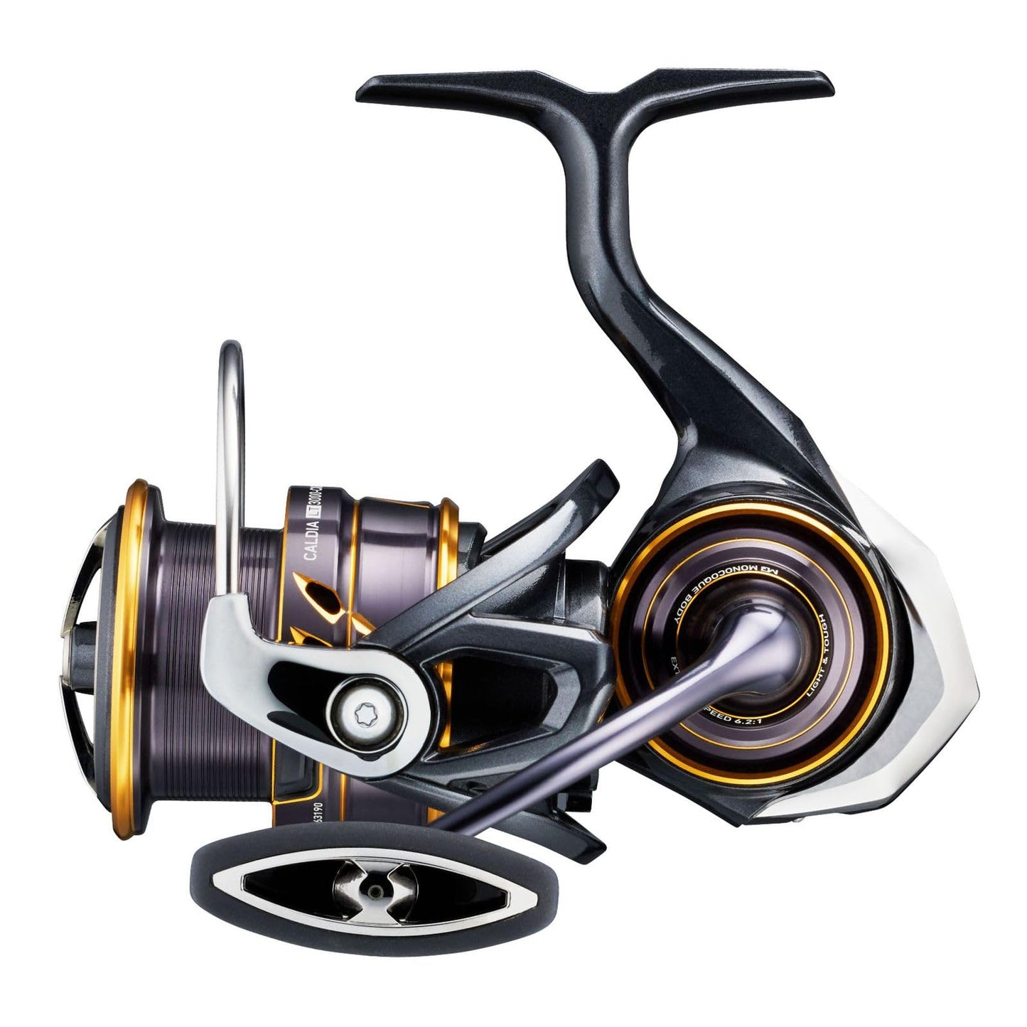DAIWA 22 Caldia LT MQ 2500-XH EU-Model, Spinning Fishing Reel, Frontdrag, 22CALDIALT2500-XH